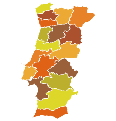 Voivodeship map
