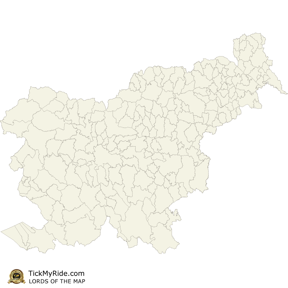 Zemljevid obiskanih občin