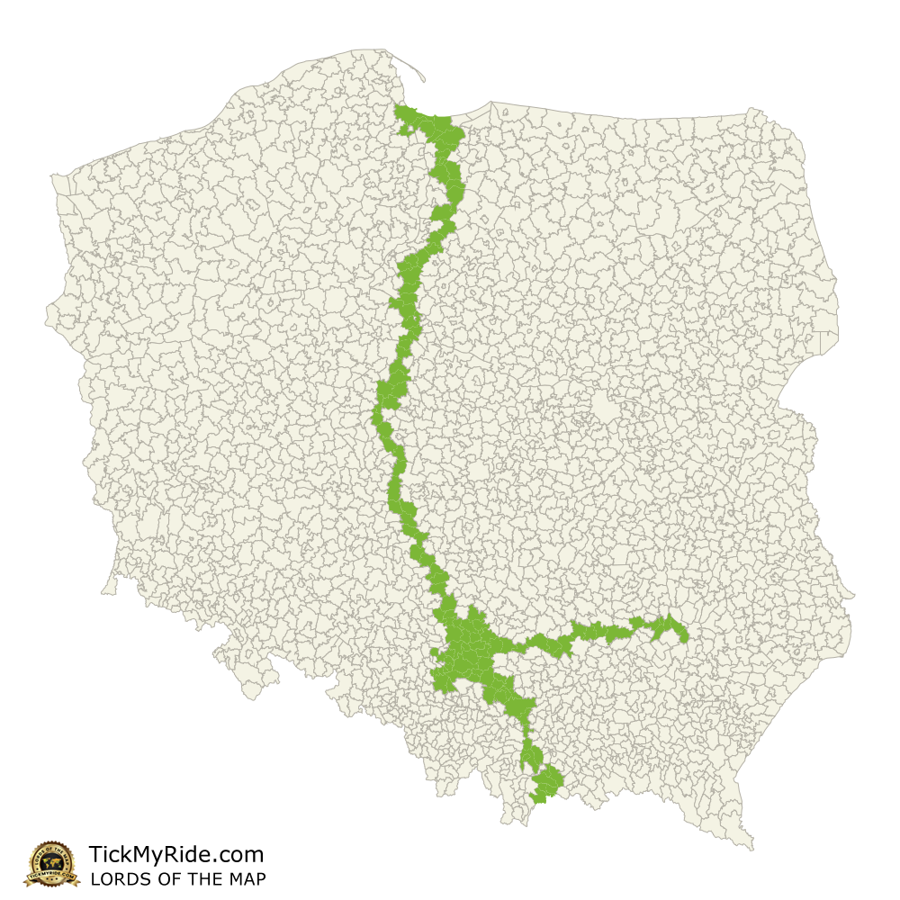 Mapa Zdobytych Gmin