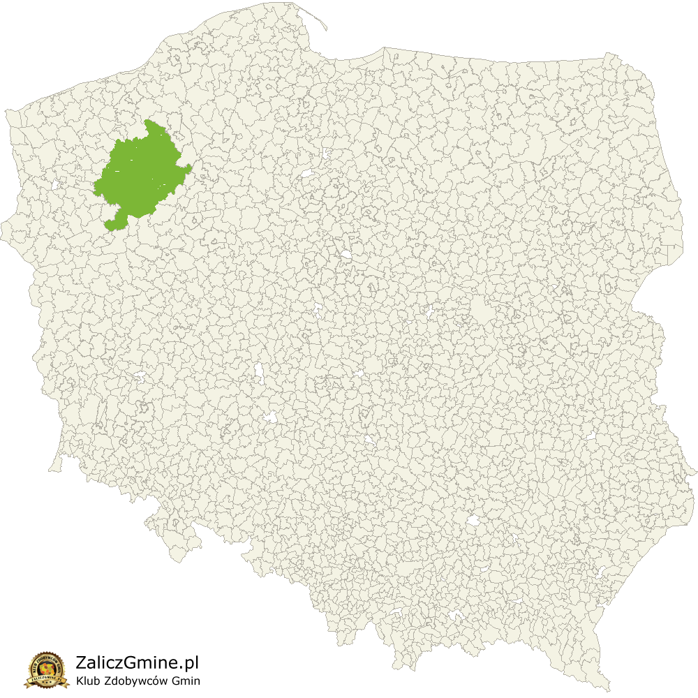 Mapa Zdobytych Gmin