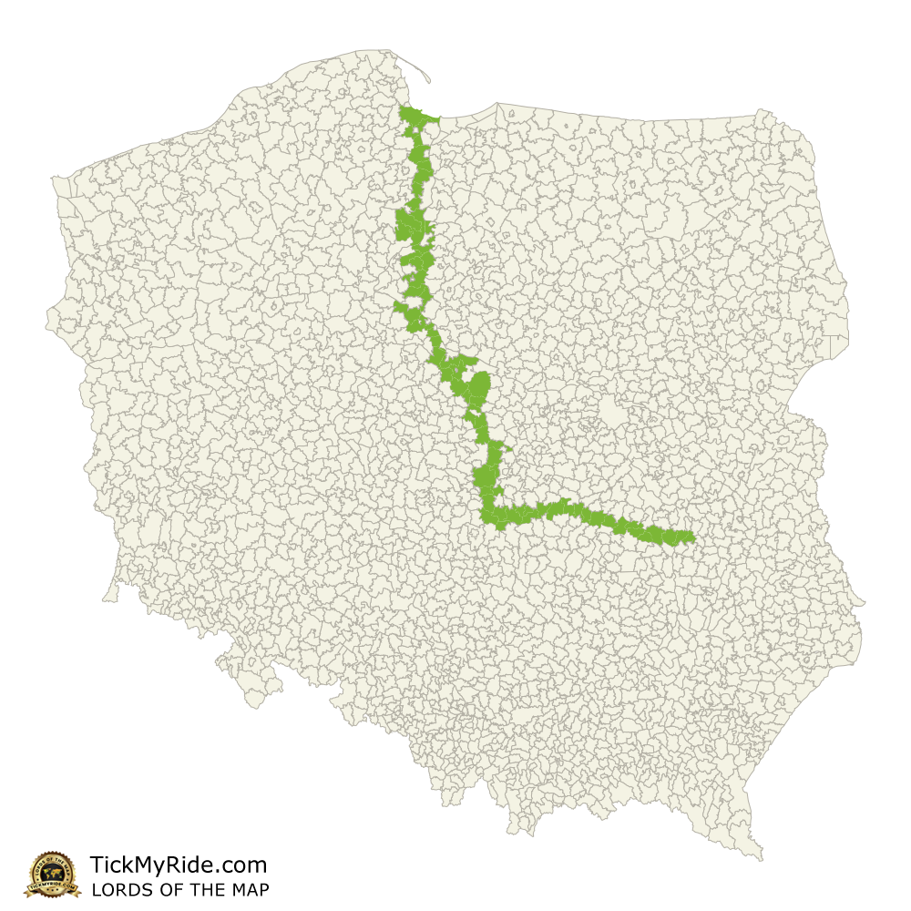 Mapa Zdobytych Gmin