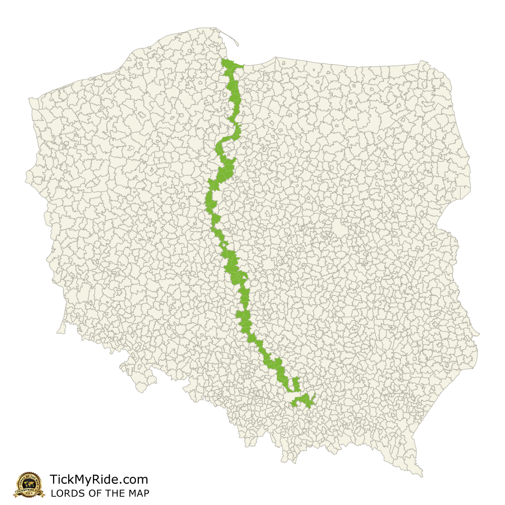 Mapa Zdobytych Gmin