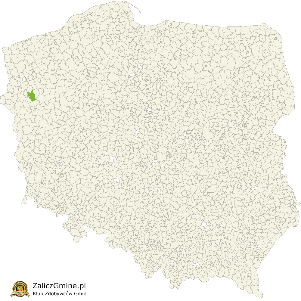 Mapa Zdobytych Gmin
