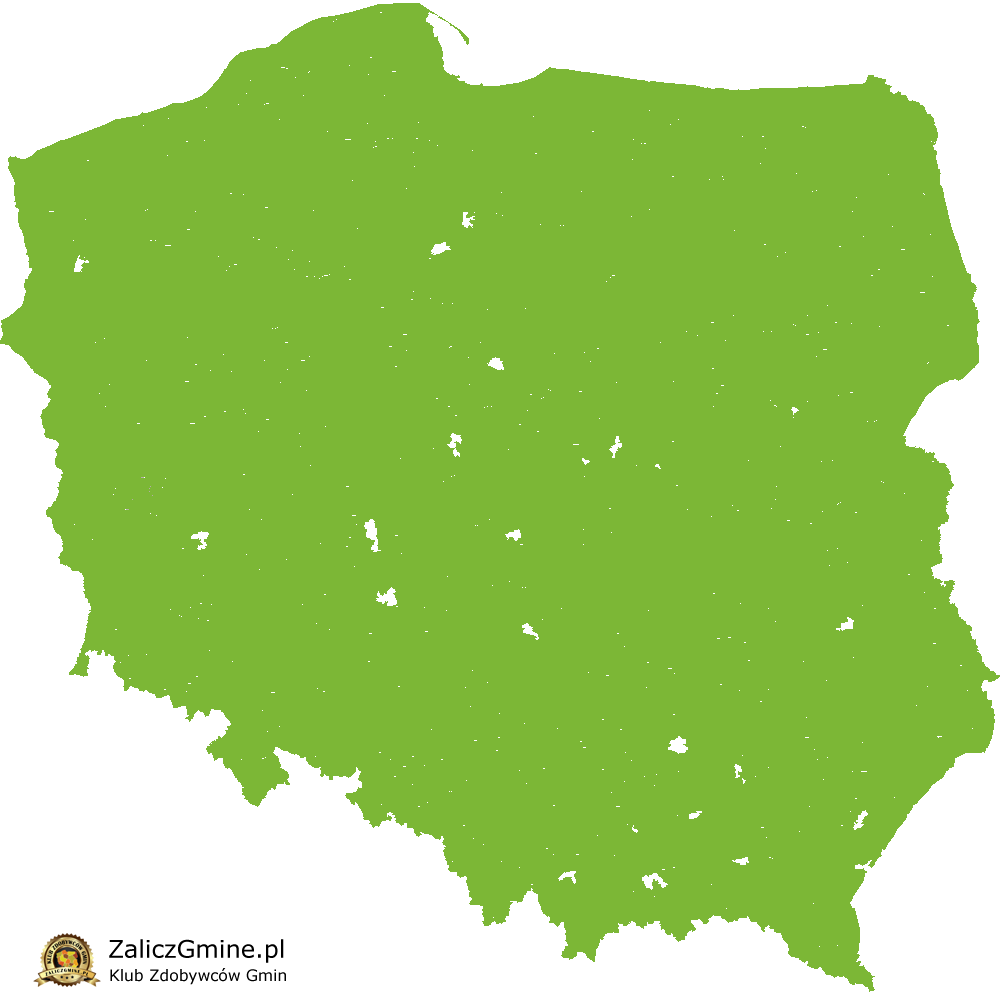 Mapa Zdobytych Gmin