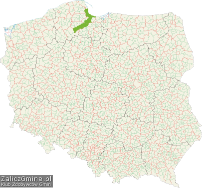 Mapa Zdobytych Gmin