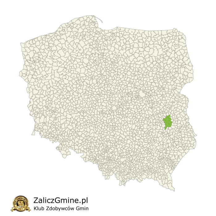 Mapa Zdobytych Gmin