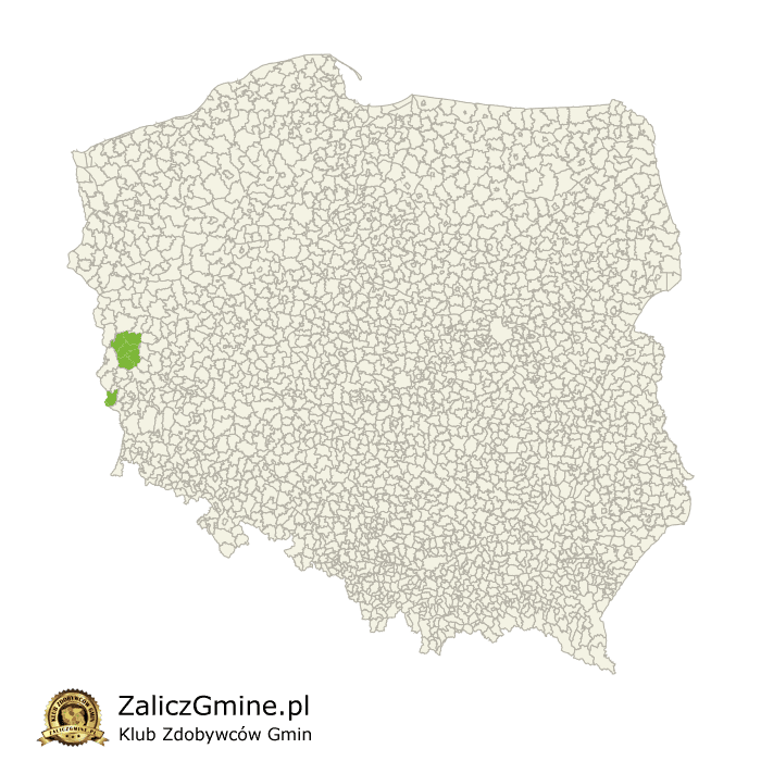 Mapa Zdobytych Gmin