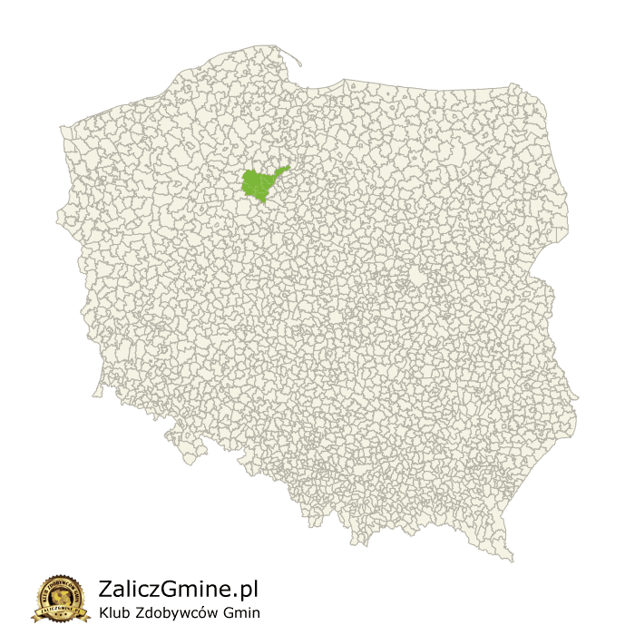 Mapa Zdobytych Gmin
